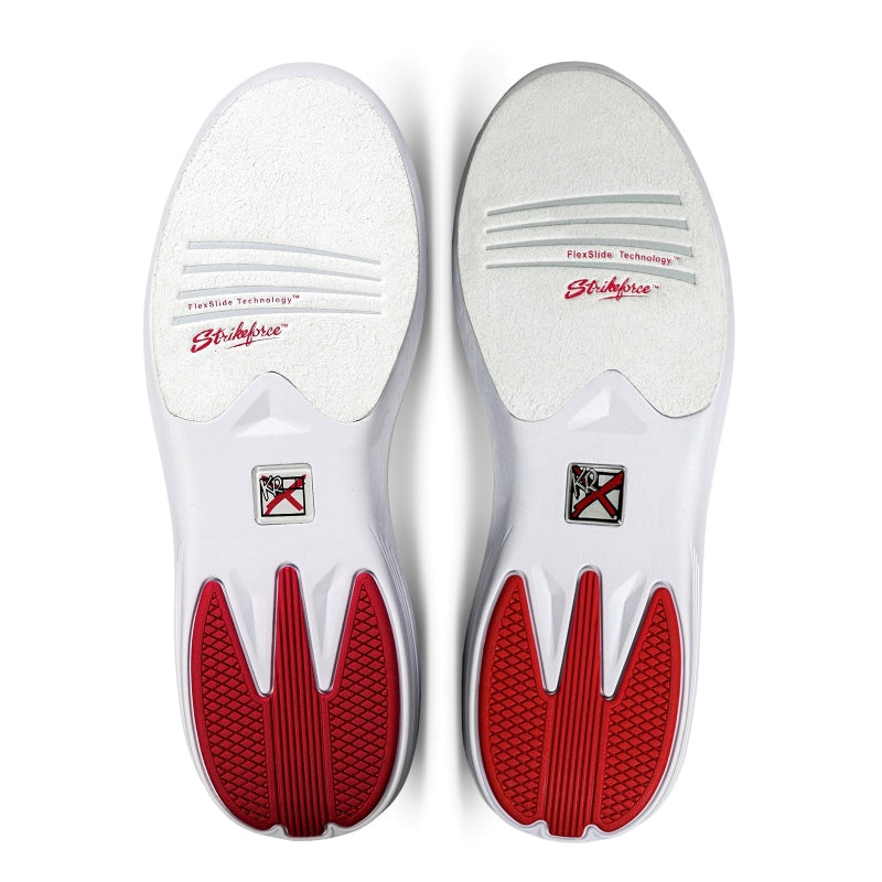 KR Strikeforce Patriot Black/Red Men's Bowling Shoes Outsoles
