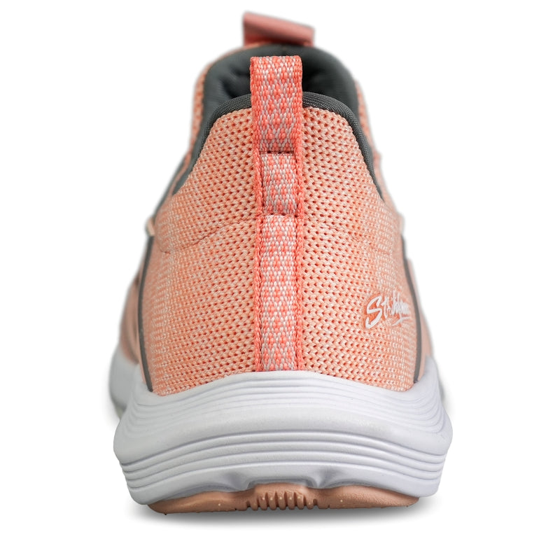 KR Milan Coral/Grey Women's Bowling Shoes Back View