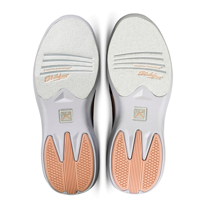 KR Milan Coral/Grey Women's Bowling Shoes Outsoles