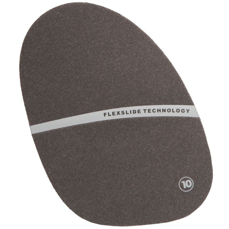 KR Strikeforce Bowling Shoe Interchangeable Slide Pad #10 Grey Felt