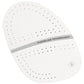 KR Strikeforce Bowling Shoe Interchangeable Slide Pad #6 Perforated White Microfiber