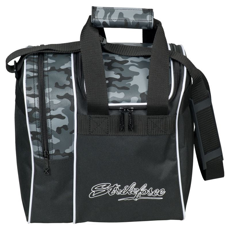 KR Strikeforce Rook 1 Ball Tote Bowling Bag Grey Camo