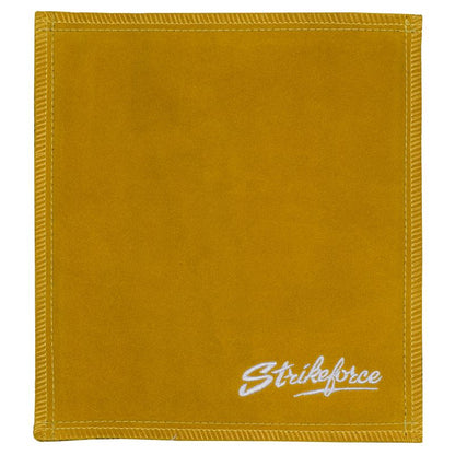 KR Strikeforce Shammy Leather Pad Bowling Towel  Gold