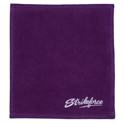 KR Strikeforce Shammy Leather Pad Bowling Towel Purple