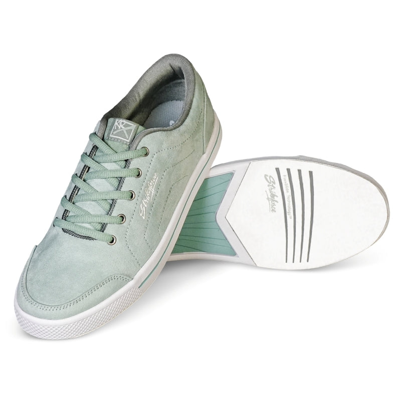 KR Strikeforce Laguna Mint Women's Bowling Shoes Set Up