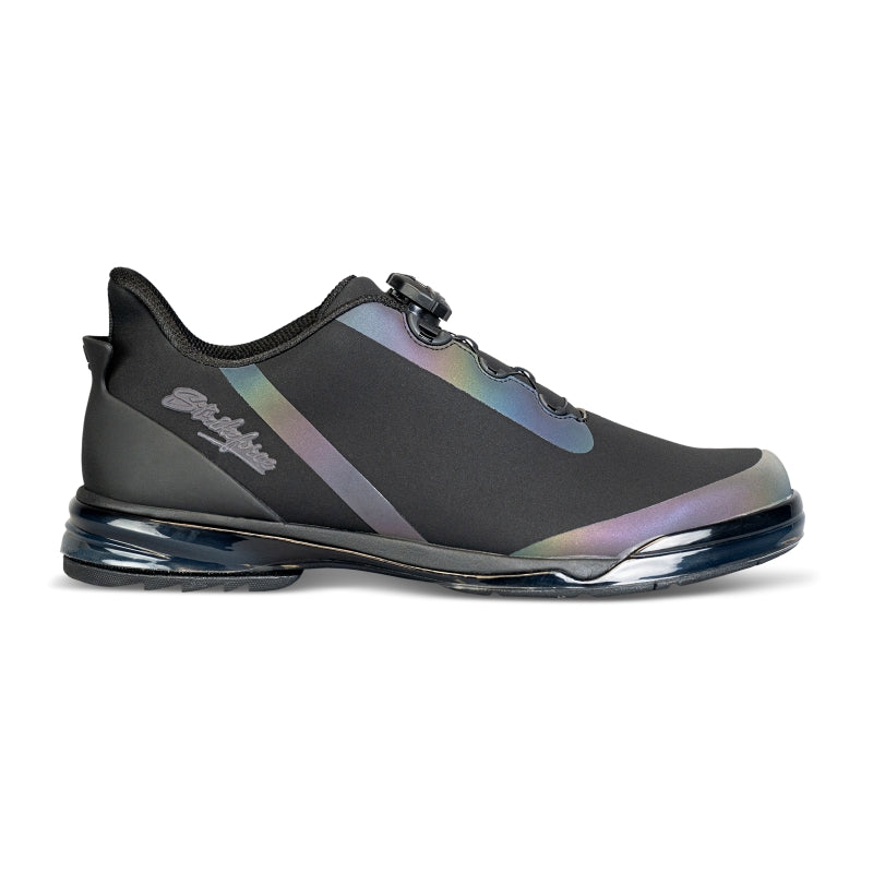 KR Strikeforce TPC Hype Black/Iridescent Unisex Bowling Shoes Lateral