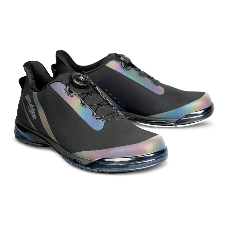 KR Strikeforce TPC Hype Black/Iridescent Unisex Bowling Shoes Pair