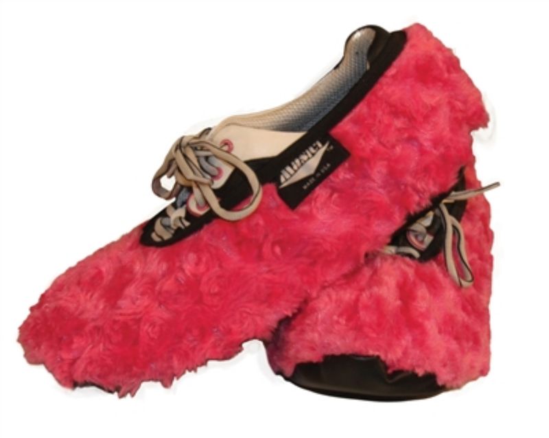 Master Fuzzy Bowling Shoe Covers Pink