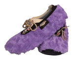 Master Fuzzy Bowling Shoe Covers Purple