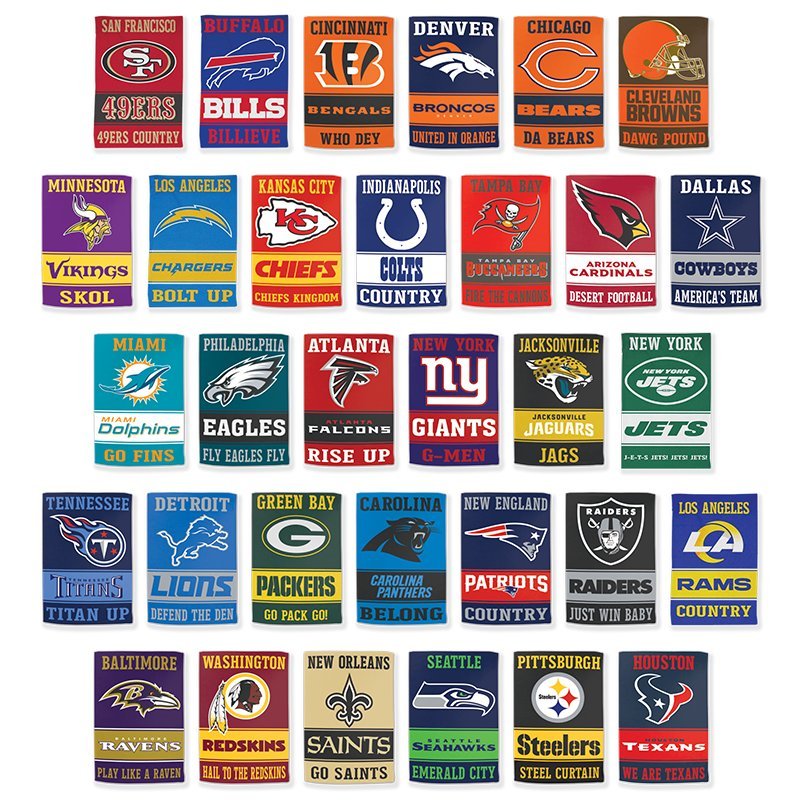 Master NFL Team Towels Collage
