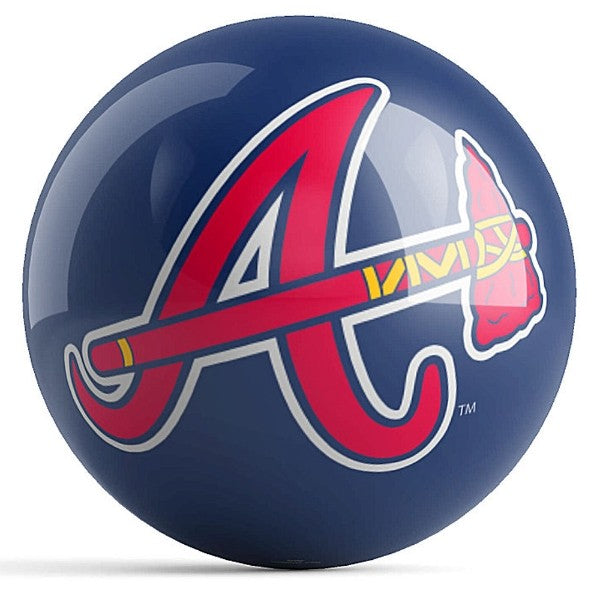 MLB Atlanta Braves Bowling Ball Front