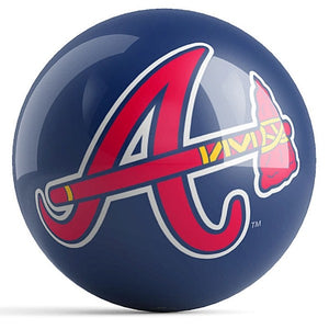 MLB Atlanta Braves Bowling Ball Front