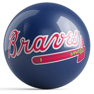 MLB Atlanta Braves Bowling Ball Back