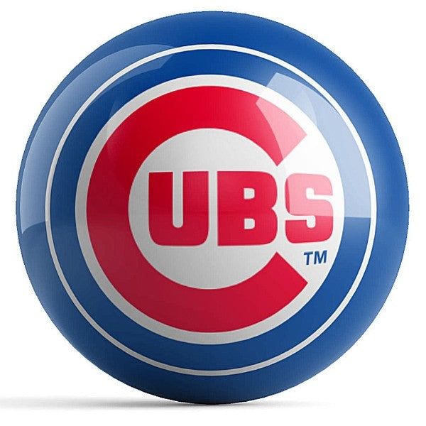 MLB Chicago Cubs Bowling Ball Front