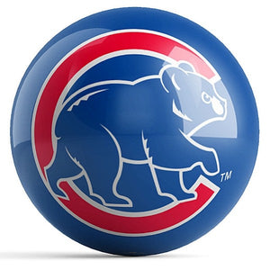 MLB Chicago Cubs Bowling Ball Back