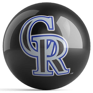MLB Colorado Rockies Bowling Ball Back