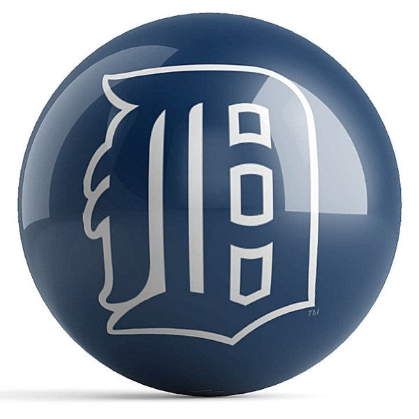 MLB Detroit Tigers Bowling Ball Front