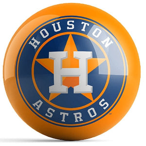 MLB Houston Astros Bowling Ball Front