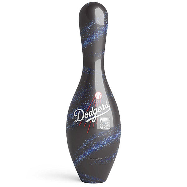 OnTheBall 2020 World Series Champion Los Angeles Dodgers Galaxy Bowling Pin Front