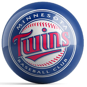 MLB Minnesota Twins Bowling Ball Front