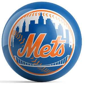 MLB New York Mets Bowling Ball Front