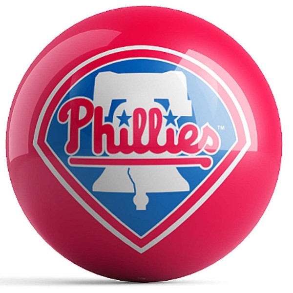 MLB Philadelphia Phillies Bowling Ball Front