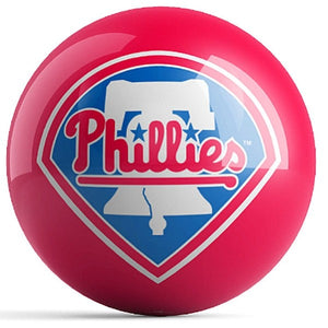 MLB Philadelphia Phillies Bowling Ball Front