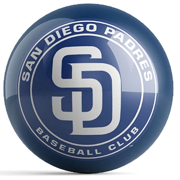 MLB San Diego Padres Bowling Ball Front