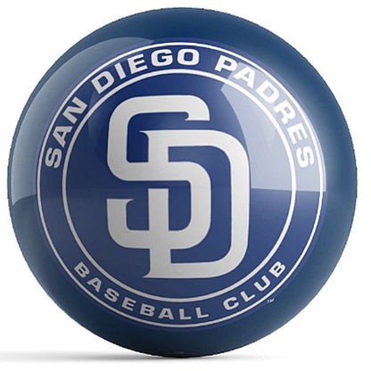 MLB San Diego Padres Bowling Ball Front