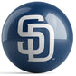 MLB San Diego Padres Bowling Ball Back