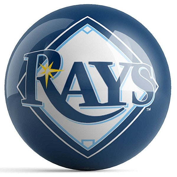 MLB Tampa Bay Rays Bowling Ball Front