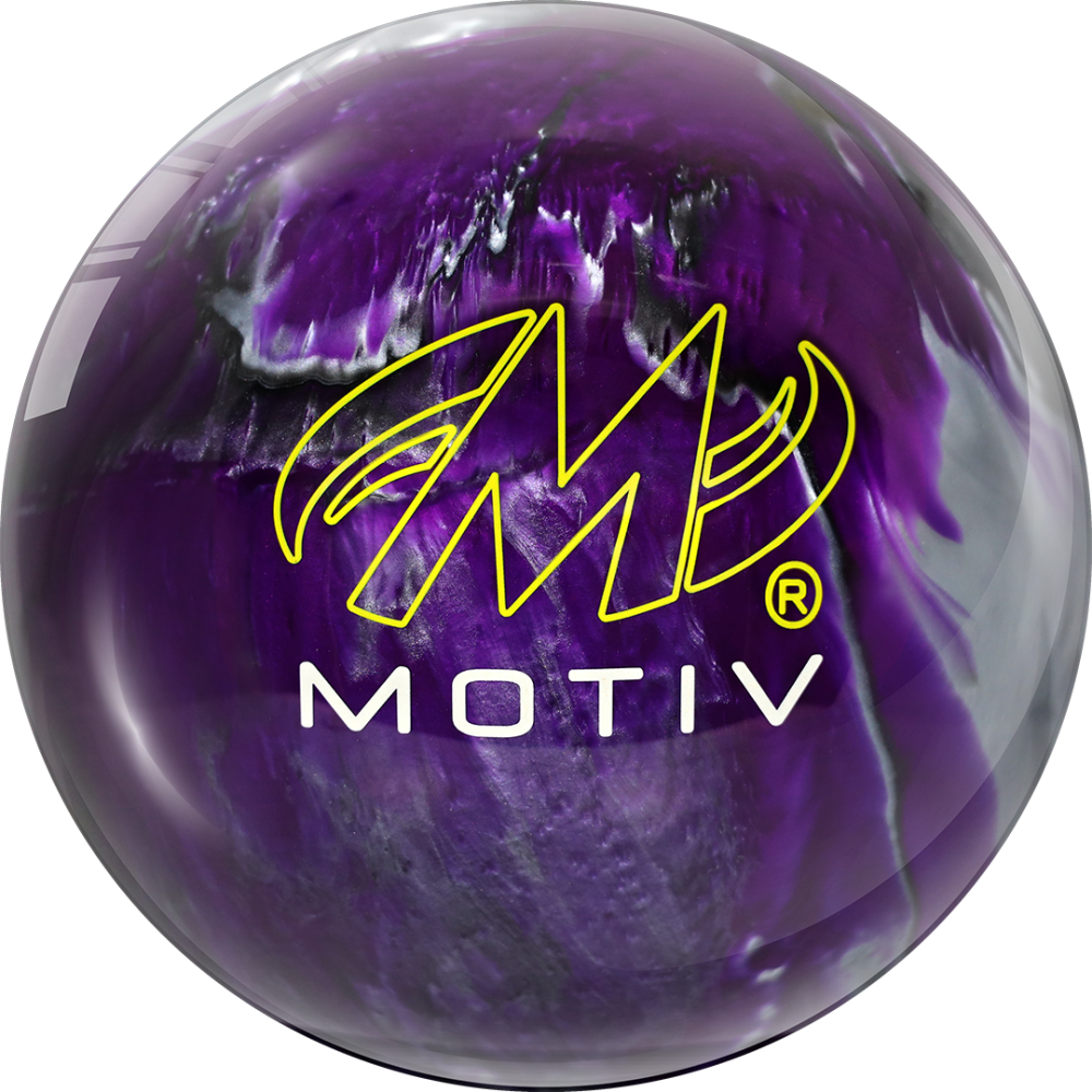 Motiv Aspire Purple/Black/Silver Spare Ball – Straight, Smooth Control Motiv Aspire Purple/Black/Silver Spare Ball – Straight, Smooth Control