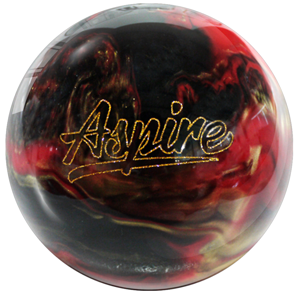 Motiv Aspire Black/Red/Gold Bowling Ball