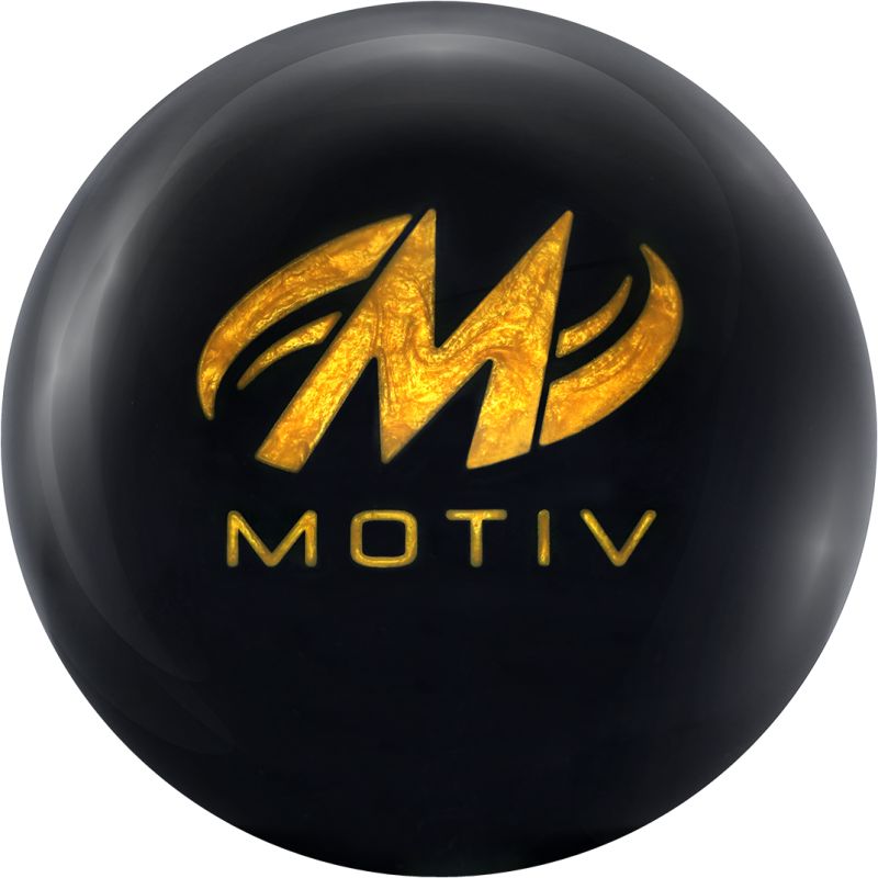 Motiv Black Venom Bowling Ball Logo