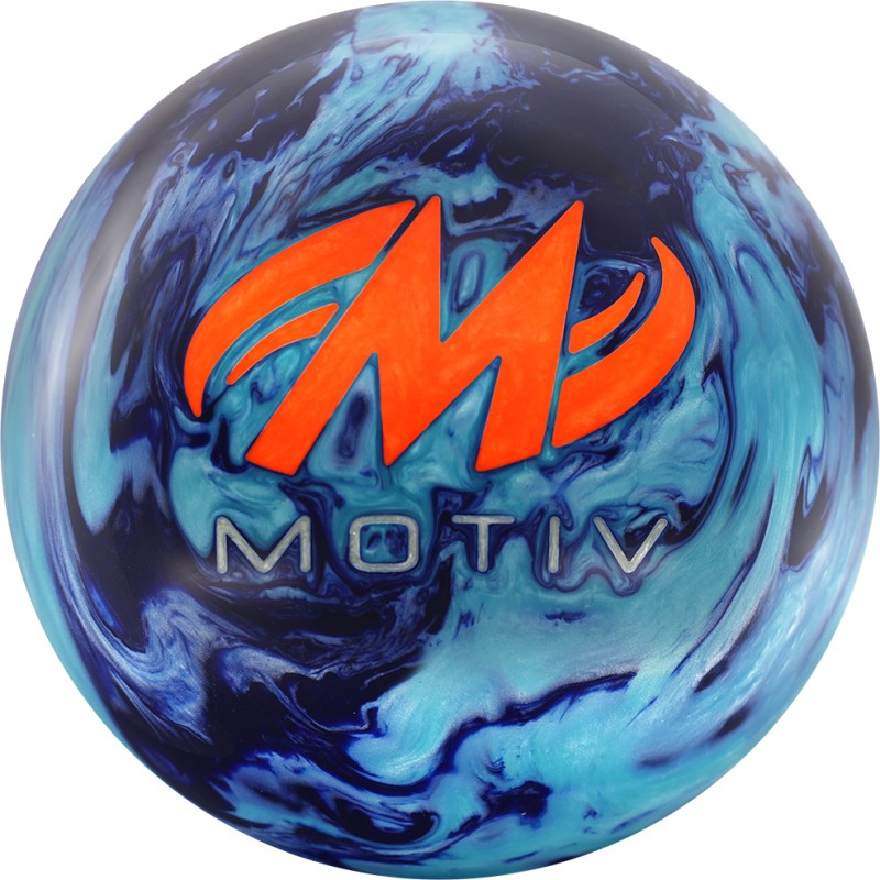 Motiv Blue Coral Venom Bowling Ball Logo