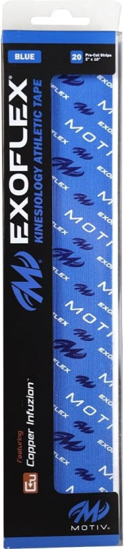 Motiv Exoflex Kinesiology Tape Packaging Blue