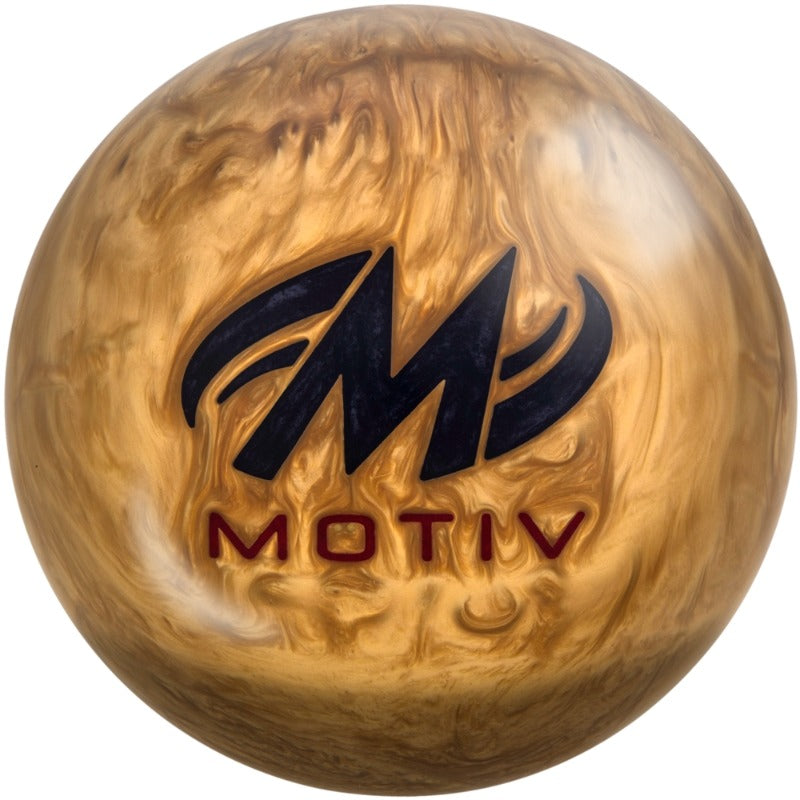 Motiv Golden Jackal Bowling Ball Logo