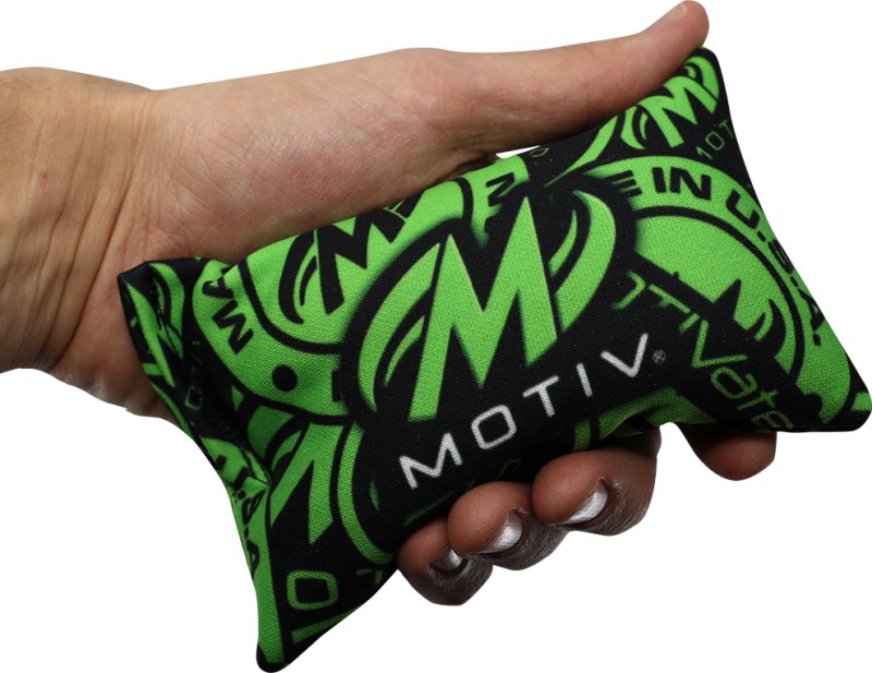 Motiv Mini Flex Grip Sack Black/Lime In Hand