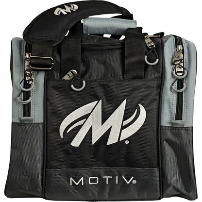 Motiv Shock 1 Ball Tote Bowling Bag Covert Black