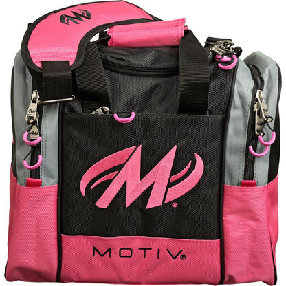 Motiv Shock 1 Ball Tote Bowling Bag Neon Pink