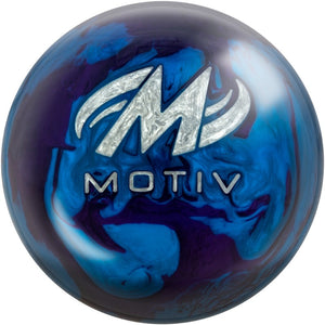 Motiv Thrill Purple/Blue Pearl Bowling Ball Logo