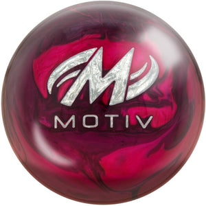 Motiv Thrill Wine/Magenta Pearl Bowling Ball Logo