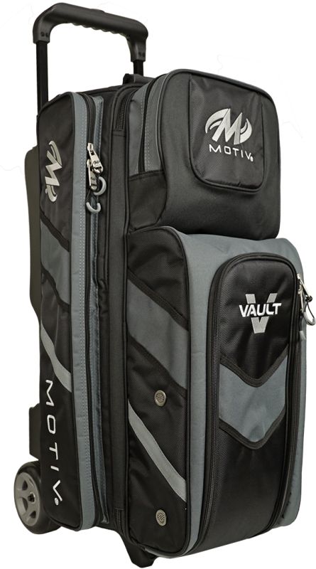 Motiv Vault 3 Ball Roller Bowling Bag Covert Black