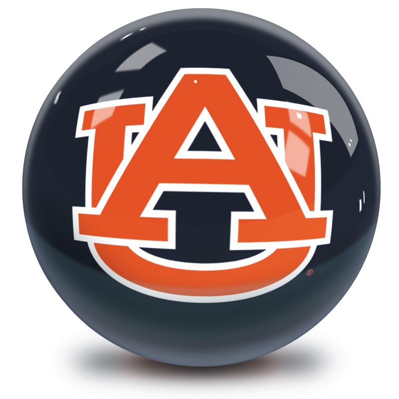 NCAA Auburn Tigers Bowling Ball Front