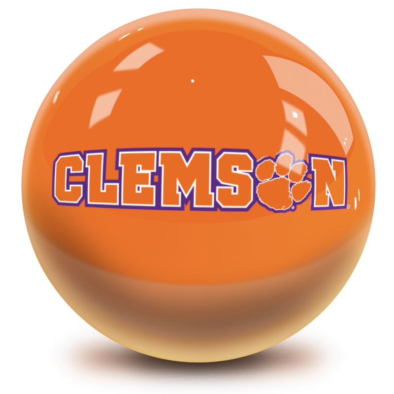 NCAA Clemson Tigers Bowling Ball Front