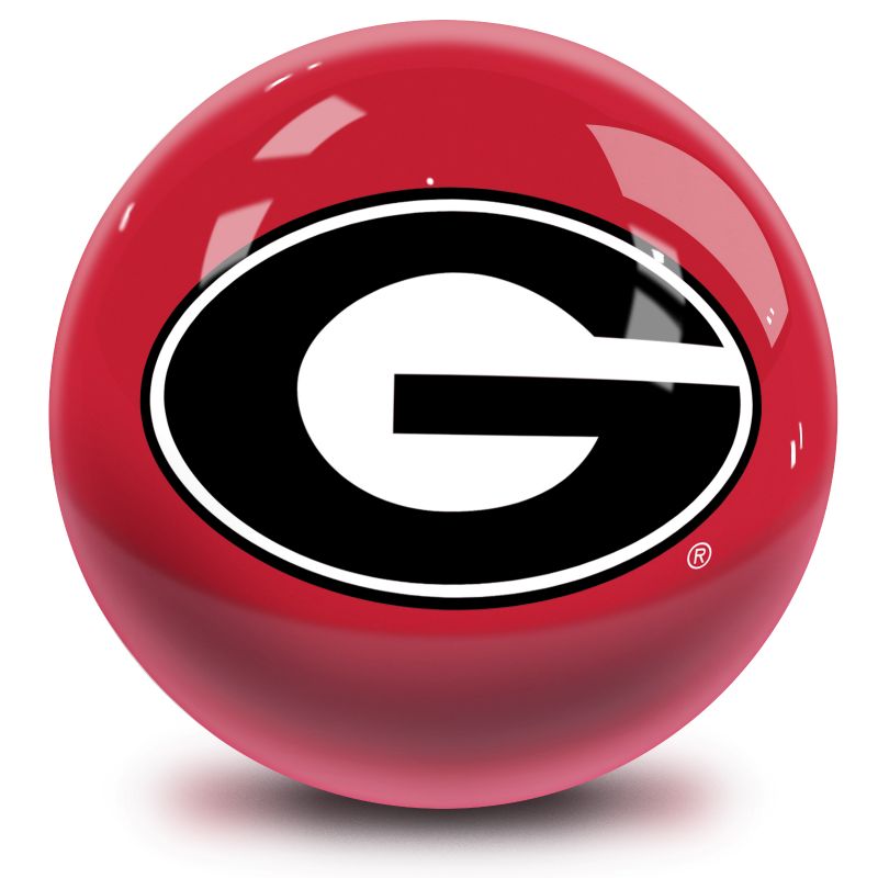 NCAA Georgia Bulldogs Bowling Ball Front