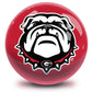 NCAA Georgia Bulldogs Bowling Ball Back