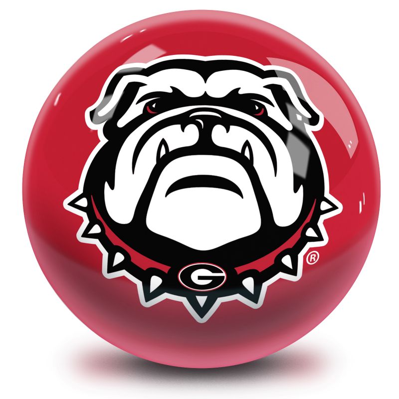 NCAA Georgia Bulldogs Bowling Ball Back