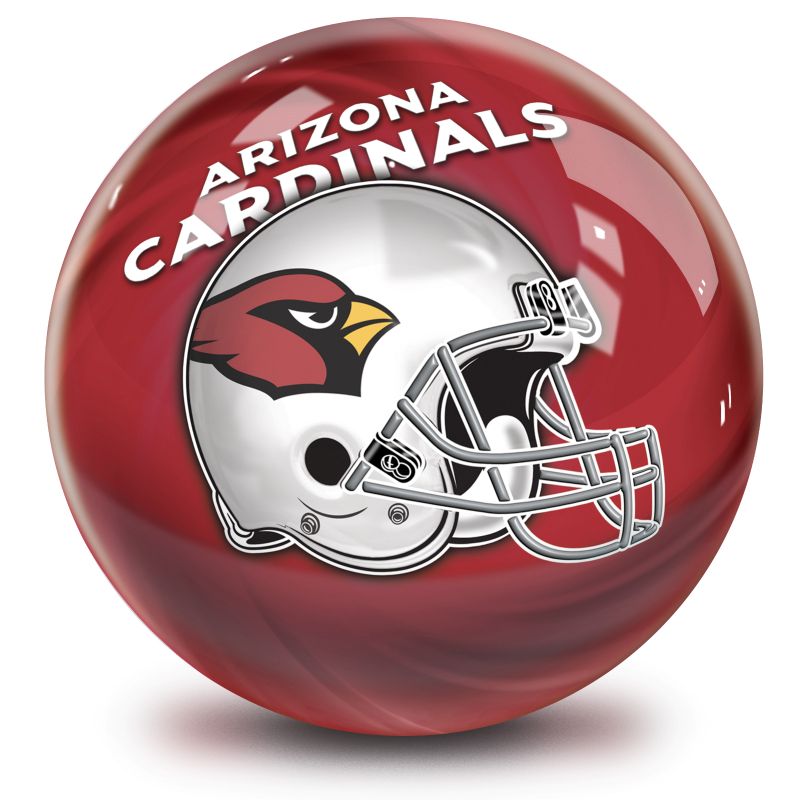 NFL Arizona Cardinals Helmet Bowling Ball Front