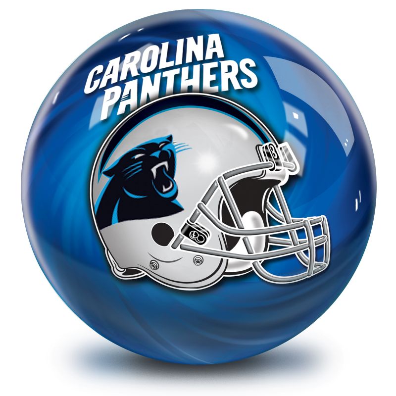 NFL Carolina Panthers Helmet Bowling Ball Front